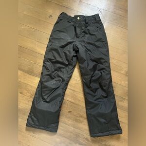 Kids snow pants M White Sierra Black